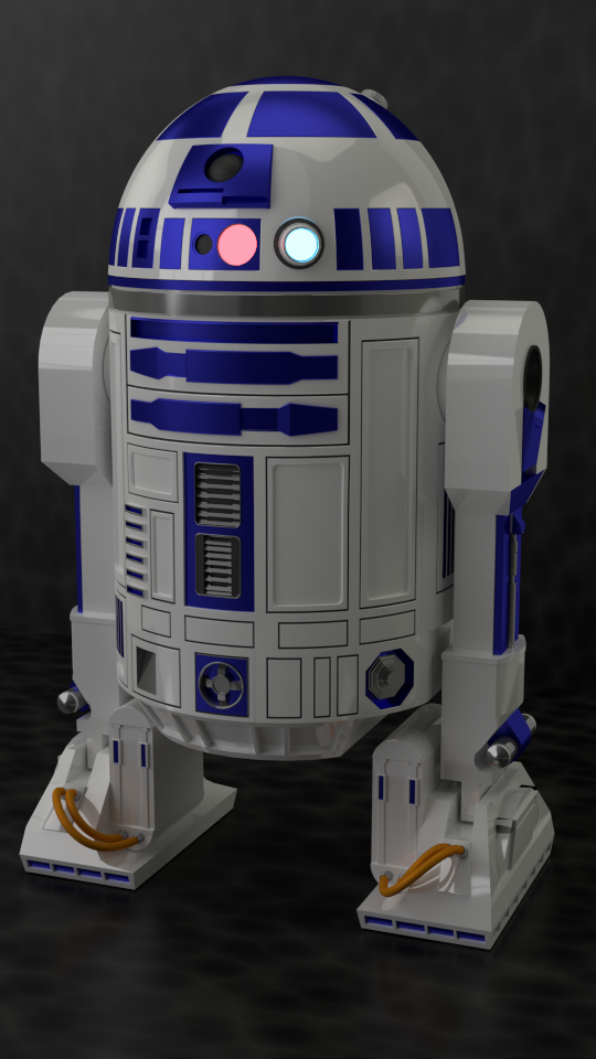 R2-D2 Blender Tutorial